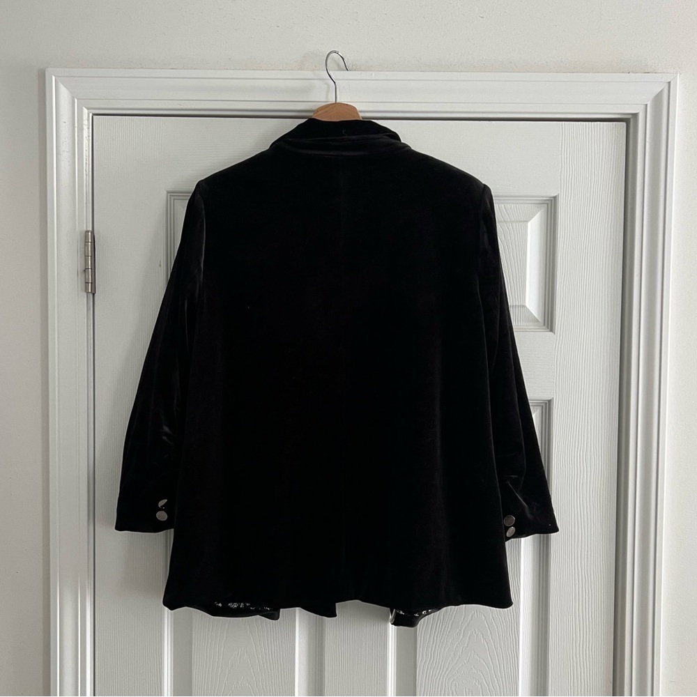 Velvet Blazer | 1X - Picture 6 of 7